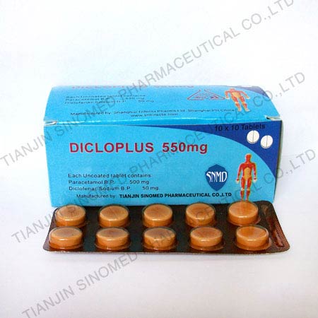  Paracetamol + Diclofenac Sodium Tablets