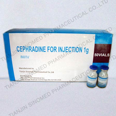 Cephradine powder for Injection