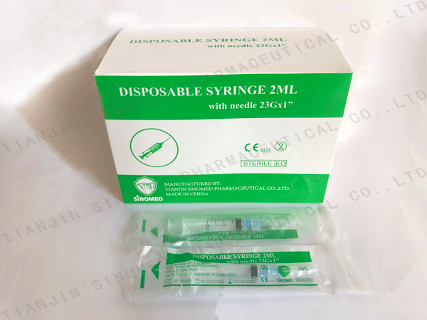 Disposable syringe 2ml/cc