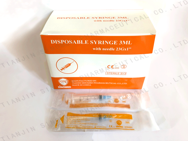 Disposable syringe Luer Slip 3ml/cc