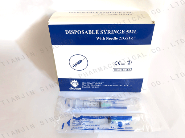 Disposable syringe 5ml/cc
